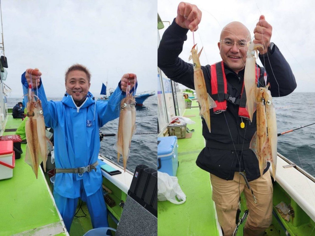 【釣果速報】神奈川県長三朗丸でパラソル級の50cmヤリイカ確保！TOP23匹GETで数・サイズともに絶好調！