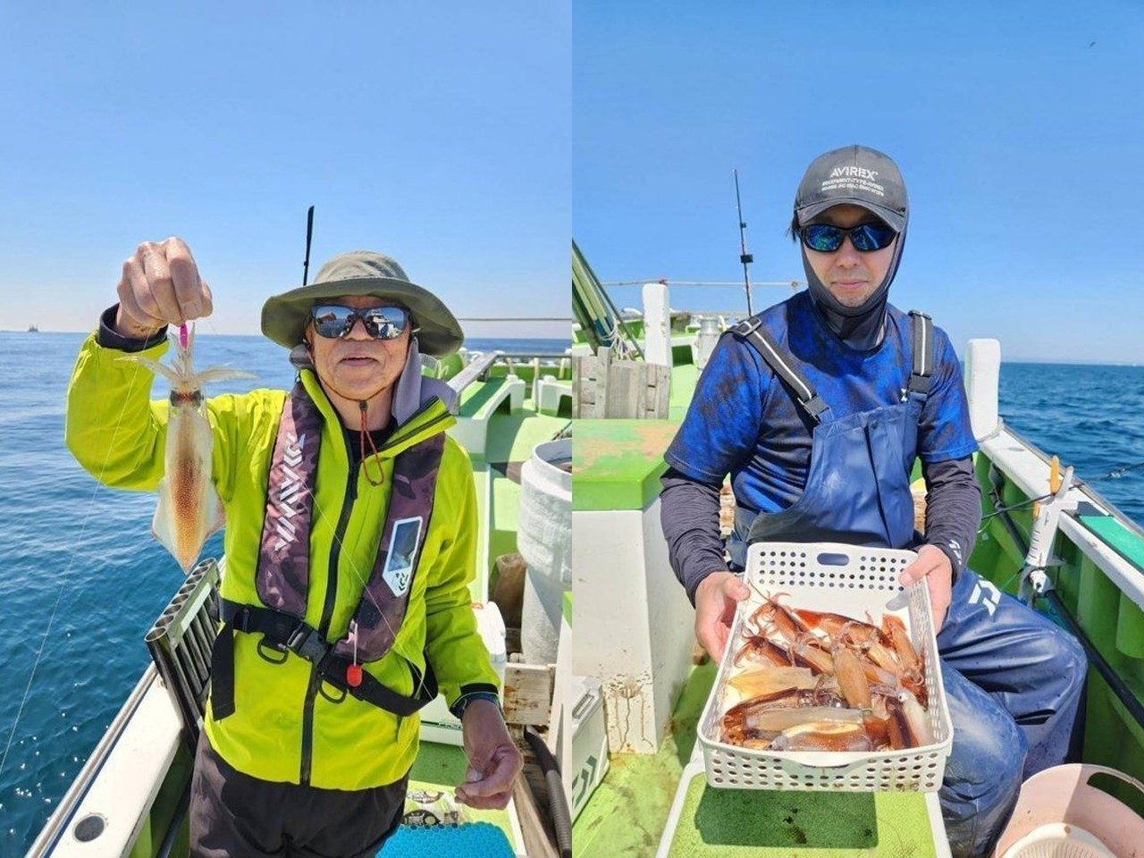 【釣果速報】神奈川県長三朗丸でマルイカの20杯超えで好釣！良型の高級イカは今が狙いどき！！