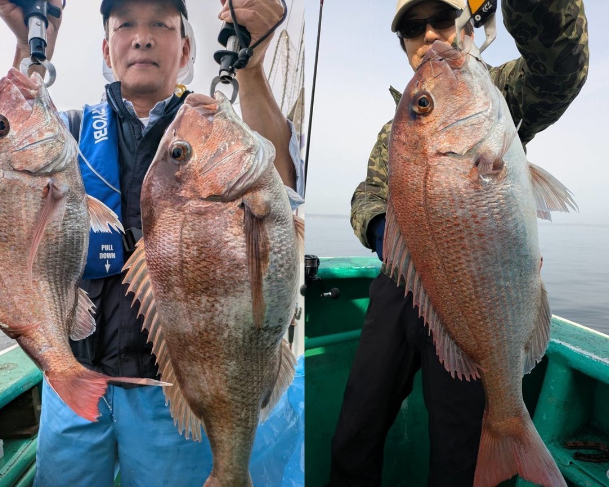 【釣果速報】茨城県長岡丸のショウサイフグ船＆テンヤマダイ船ともに好調！ゲストも多種多様！充実の釣行をお約束します！