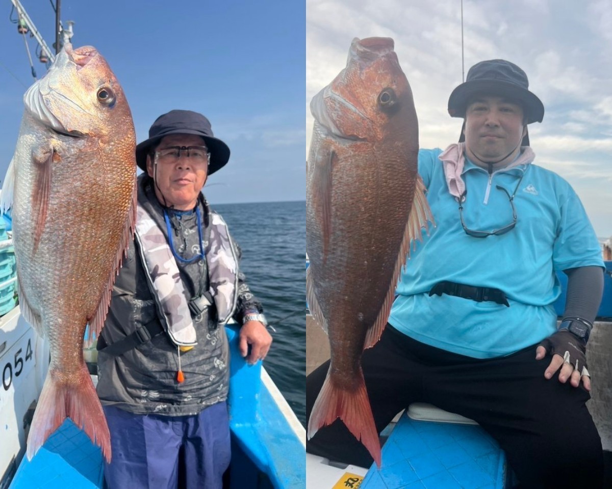 【釣果速報】茨城県大春丸で食べ頃サイズの良型2.5kgマダイ上がる！多彩なゲストも見え釣行は大充実！
