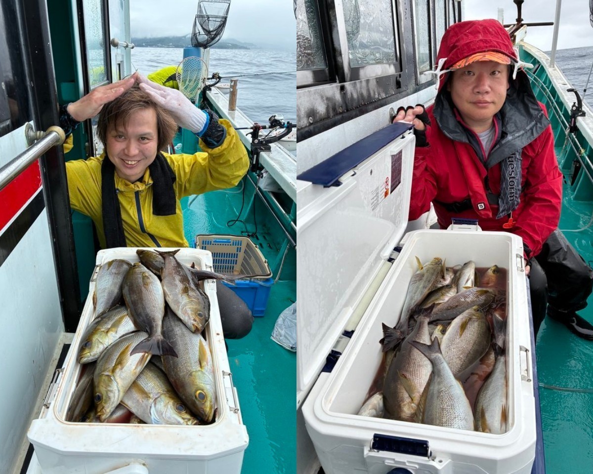 【釣果速報】和歌山県良栄丸で朝からイサキ好調！竿頭は43匹！今なら一日中数釣りが楽しめます！