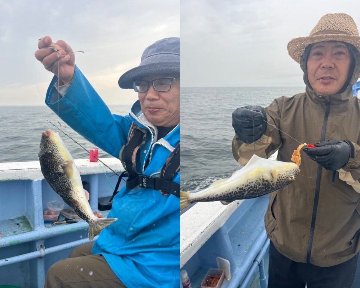 【釣果速報】茨城県幸栄丸で38㎝のショウサイフグが出た！次にビッグワンを手にするのはあなたかも？！