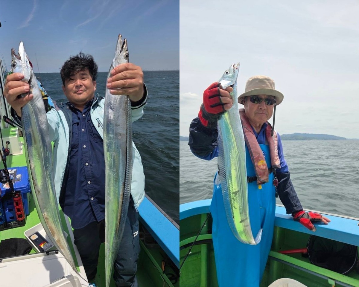 【釣果速報】良型黄アジ＆メーターオーバータチウオ確保！ロマン溢れる釣行は神奈川県久里浜黒川本家で！