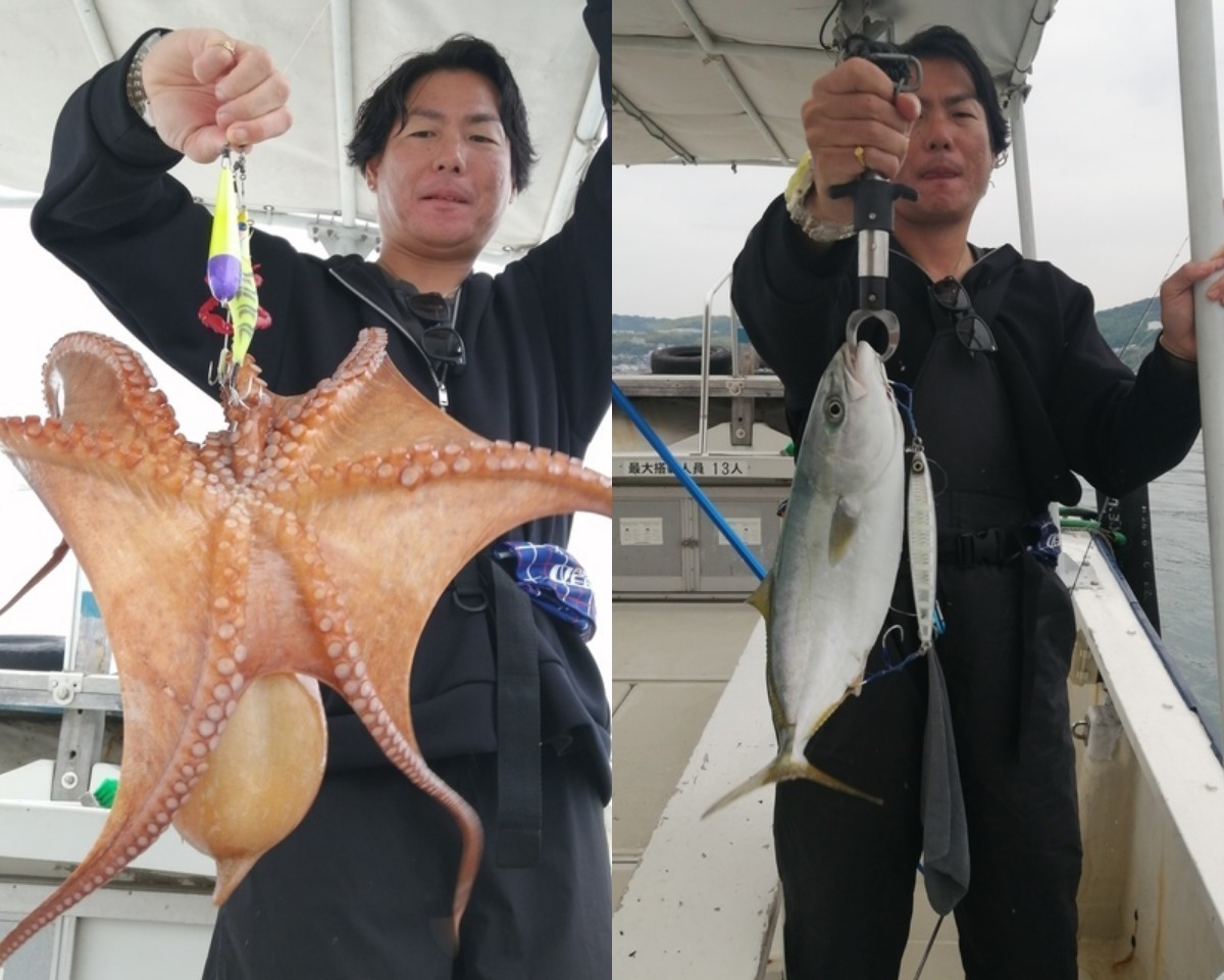 【釣果速報】大阪府1091丸（忠岡マリーナ店）でマダコ三昧！竿頭はなんと12匹！サイズも1.2kgのキロオーバータコを筆頭に好調です！