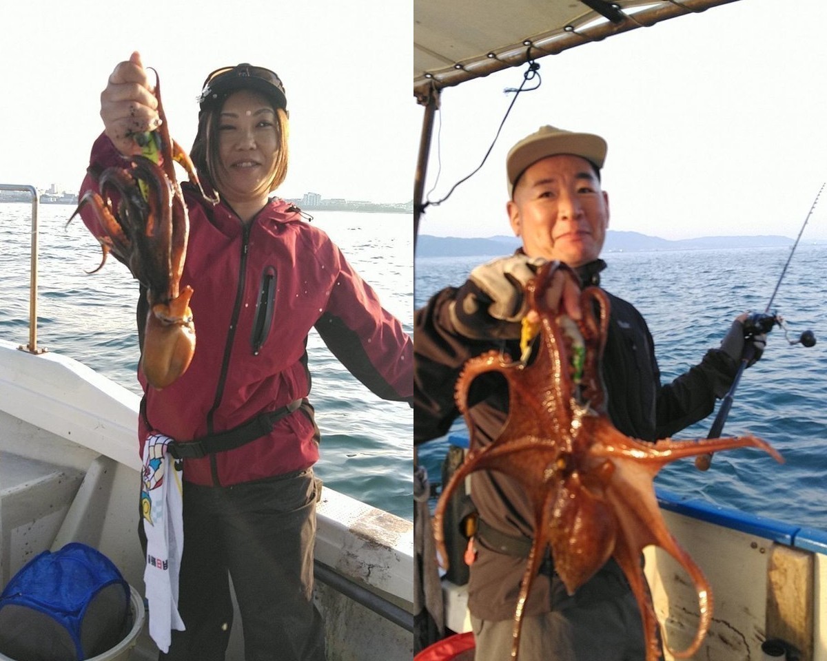 【釣果速報】兵庫県釣り船 福三郎でダイナミックな1.5kgマダコをキャッチ！好調な今、良型を狙いに行こう！