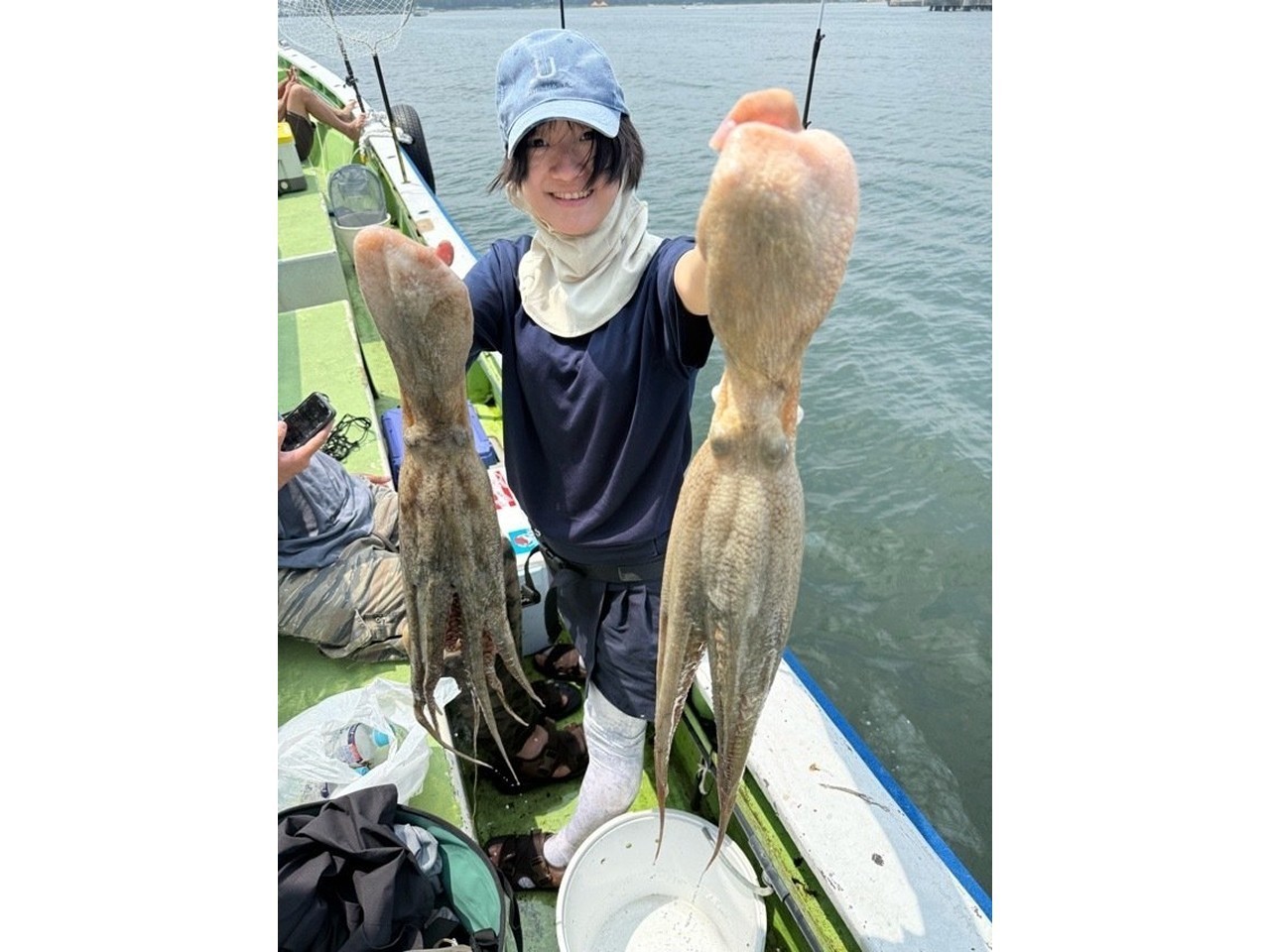 【釣果速報】神奈川県太田屋で全員マダコGET達成！TOP15匹！好調の今、ぜひ乗船予約を！