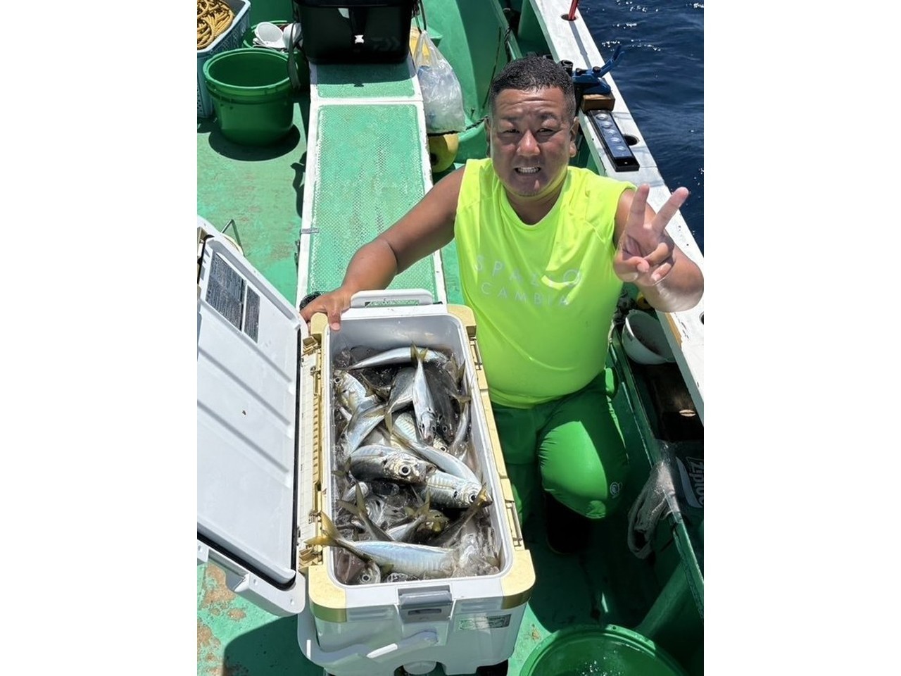 【釣果速報】神奈川県大松丸でマアジ反応濃厚！クーラーにぎっしり！一生モノの思い出を作りに行こう！