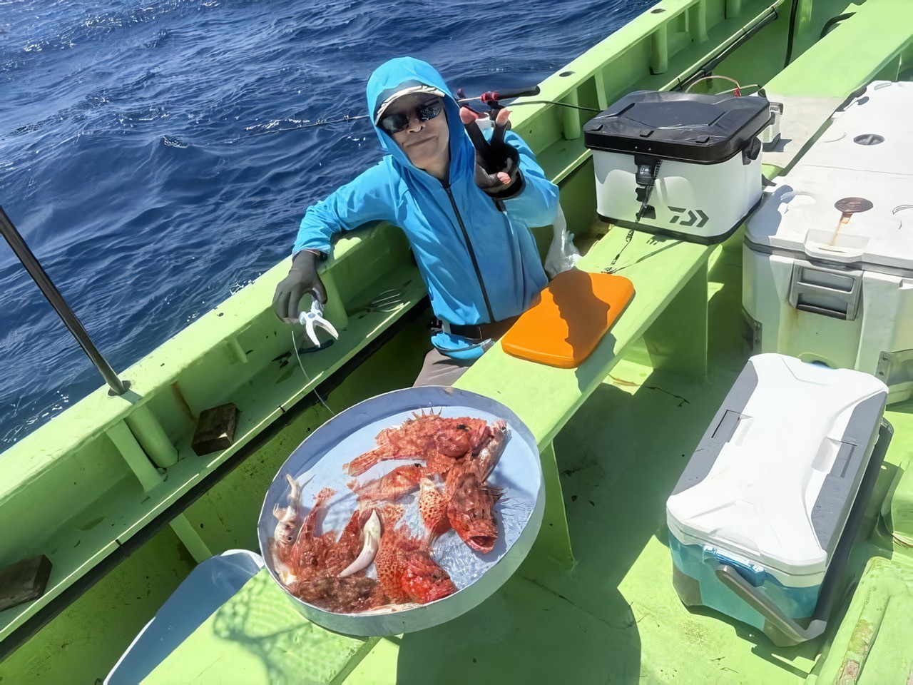 【釣果速報】オニカサゴ・アマダイなど豪華メンバーを次々キャッチ！神奈川県丸又丸の釣行は大興奮の連続だ！