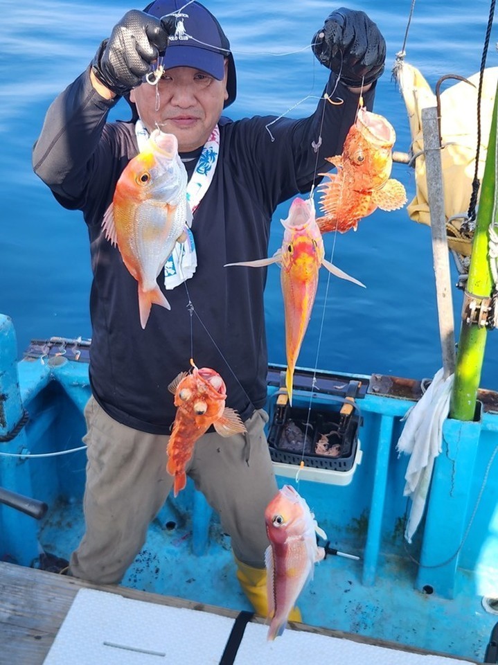 【釣果速報】アマダイにウッカリカサゴ、レンコダイと多彩な魚種で船内がカラフルに！あなたも三重県さかぐち丸で大興奮の釣行を味わおう！