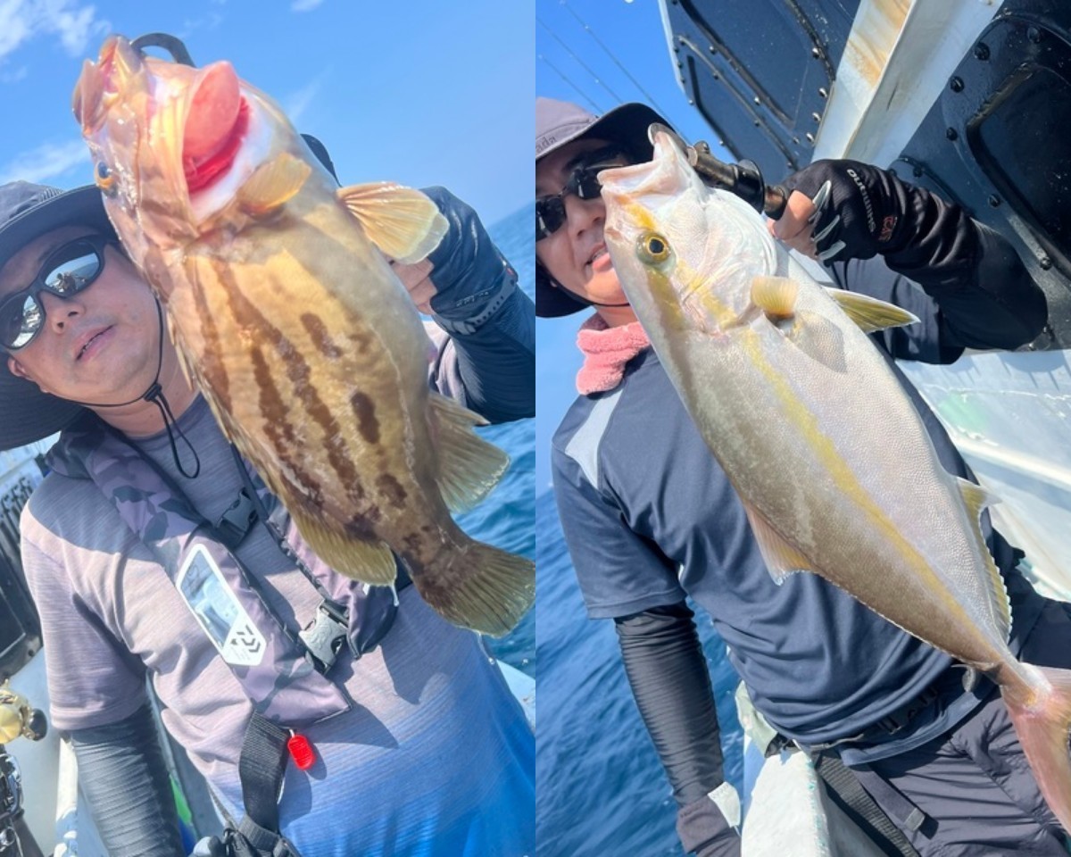 【釣果速報】和歌山県海虎で70cmのクエをゲット！ド迫力ブリも！人気魚種を一気獲りしに行きませんか？！