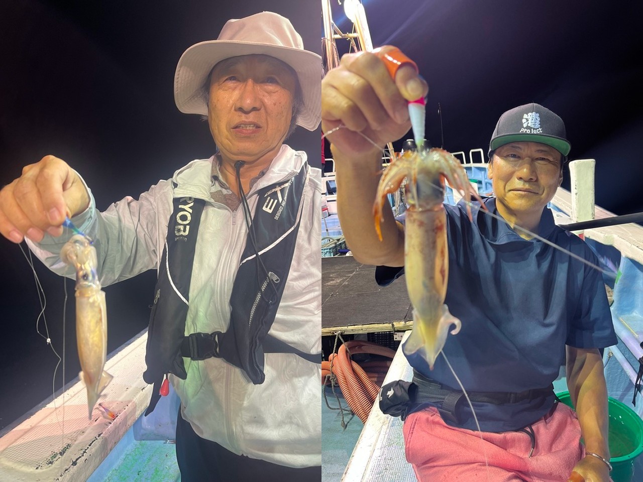 【釣果速報】茨城県幸栄丸で良型スジイカ確保！釣りスキルを着実に伸ばしてくれる船長は釣り人からの信頼大！