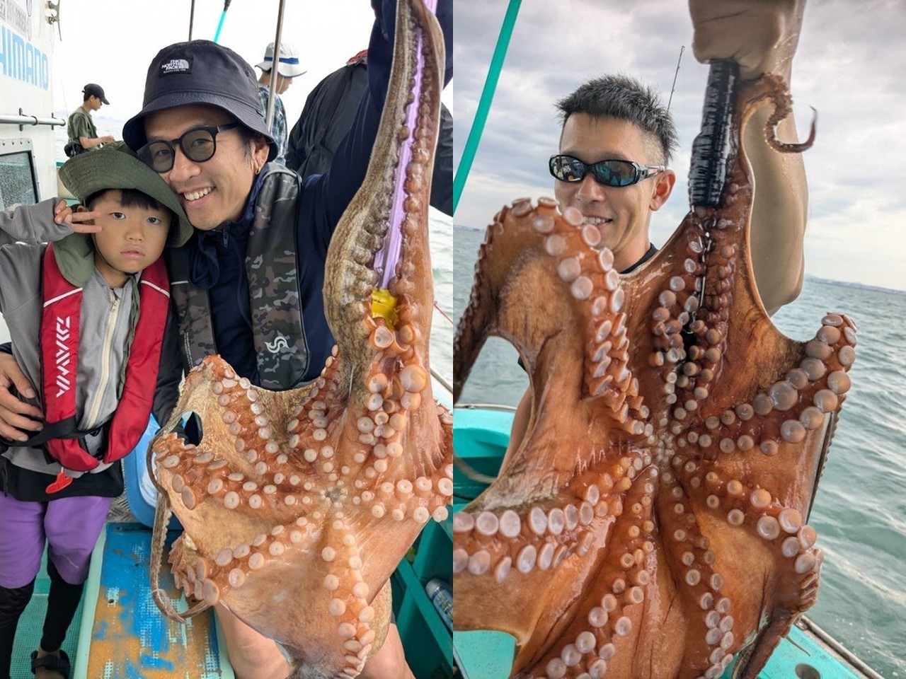 【釣果速報】兵庫県釣り船 名田屋で良型マダコゲット達成！2.80kgの巨大タコも登場！夏休みはタコ釣行に挑戦しませんか？