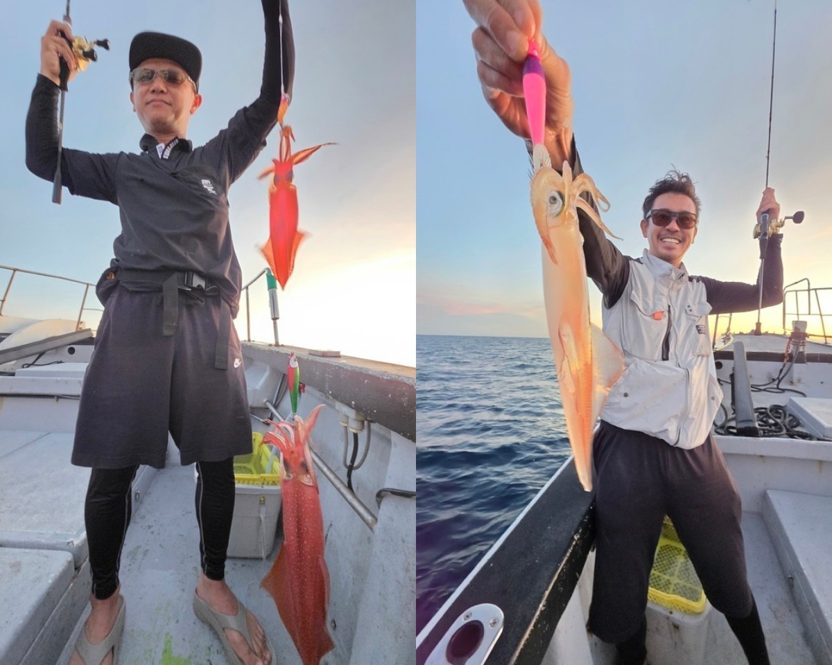 【釣果速報】福岡県Happiness Ⅵで2㎏のアオリイカを確保！釣りスキルを着実に伸ばしてくれる船長は釣り人からの信頼大！