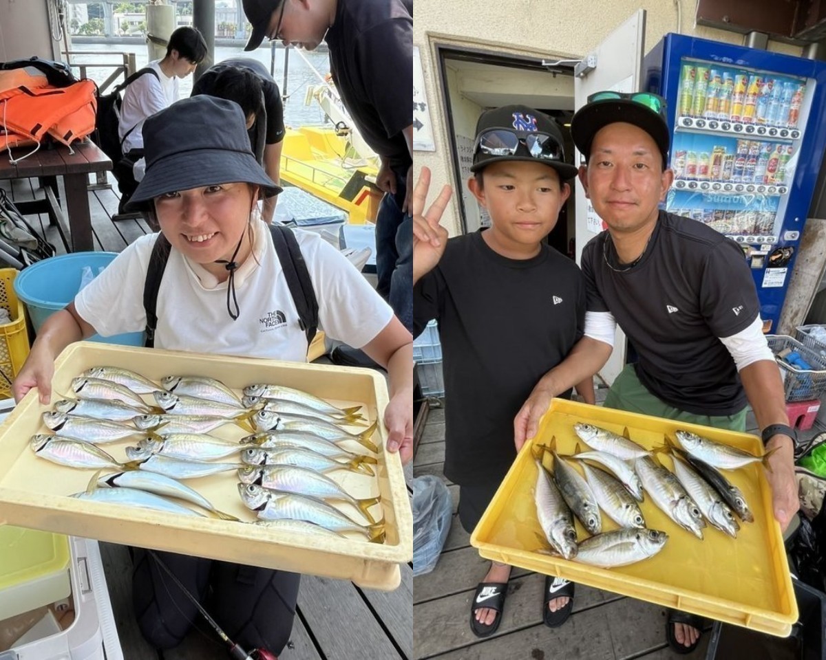 【釣果速報】良型アジがクーラーにぎっしり！神奈川県荒川屋で質も量も大満足の釣行を楽しもう！