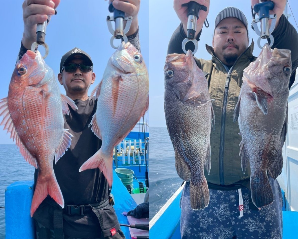 【釣果速報】茨城県ことぶき丸でマダイ1.5kgの良型ゲット！カサゴやマハタも交じり豪華なお土産に！この船に決まり！
