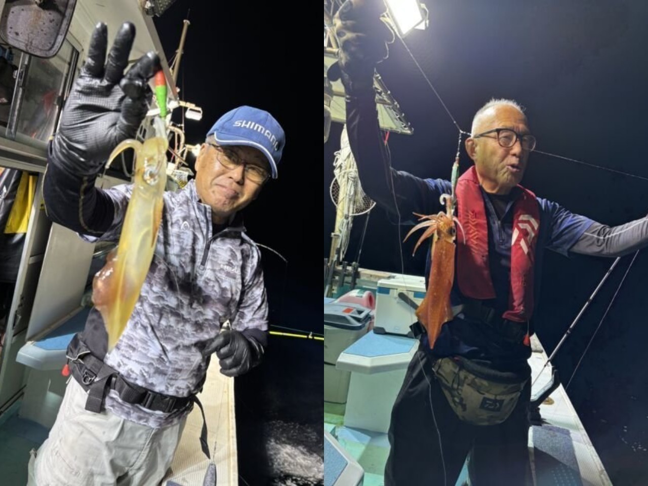 【釣果速報】福井県幸翔丸でマイカ絶好調！平均30匹！今後の釣行も期待大！