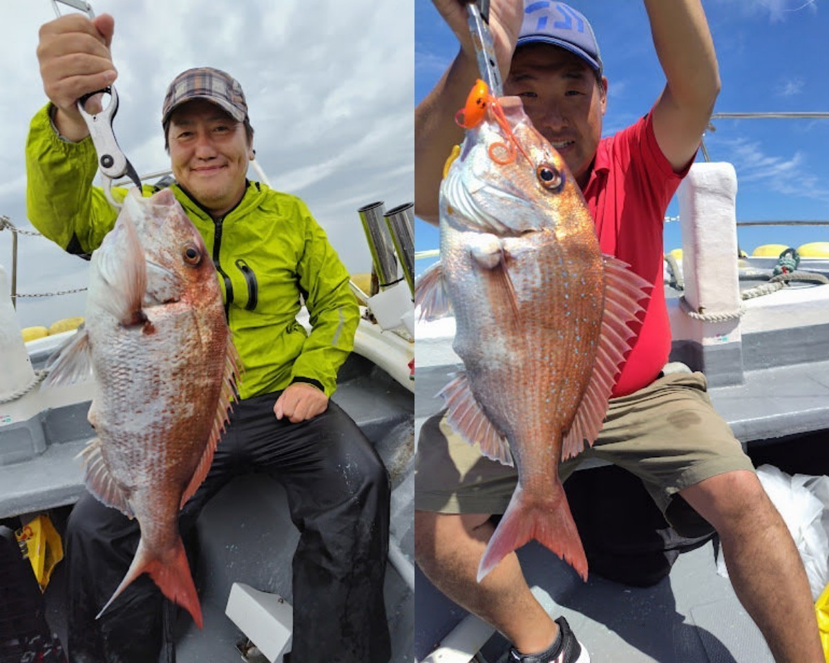 【釣果速報】マダイにチャリコ、ハナダイ！福島県ジガーズに乗るとクーラーボックスが高級魚の宝石箱になるぞ！