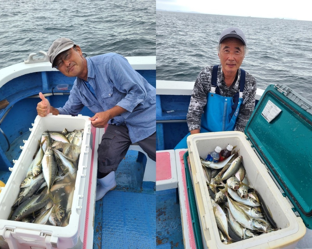 【釣果速報】神奈川県成銀丸で特大アジ爆釣！？クーラー満タンの釣果に釣り人大満足！