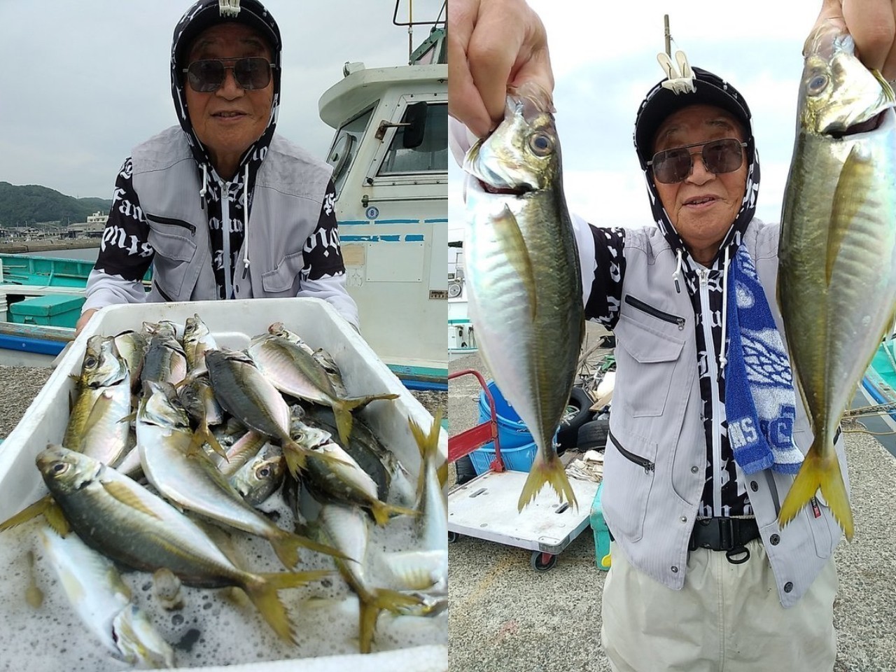 【釣果速報】千葉県勘次郎丸でアジGET！TOP102匹！好調のうちに乗船予約を！
