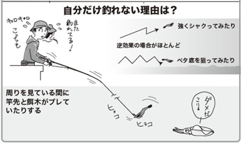 釣れない理由の図