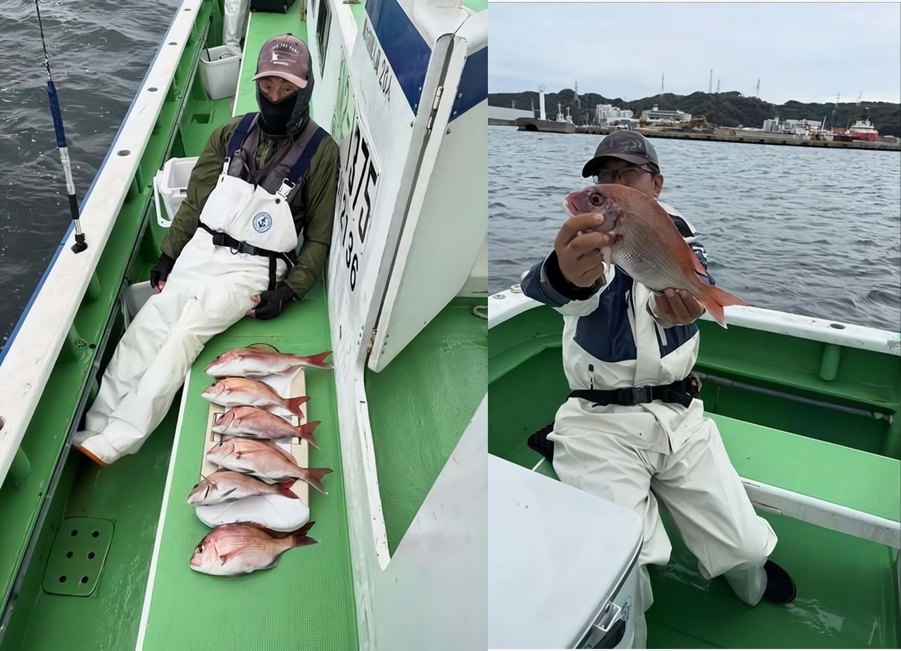 【釣果速報】神奈川県網屋丸でマダイ好調！トップ6匹！いろいろな魚との出会いを楽しみたい人は即予約を！