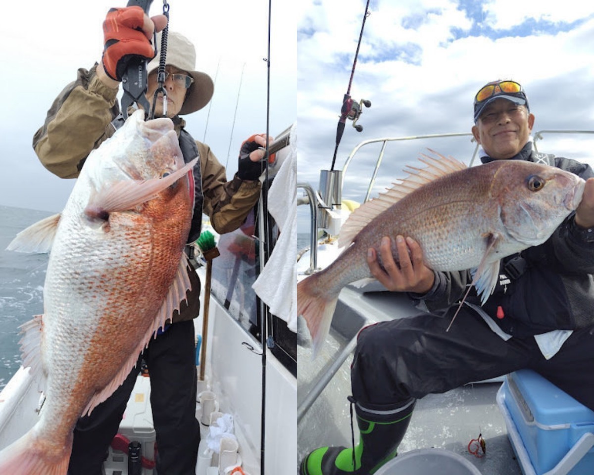 【釣果速報】マダイにチャリコ、ハナダイ！福島県ジガーズに乗るとクーラーボックスが高級魚の宝石箱になるぞ！
