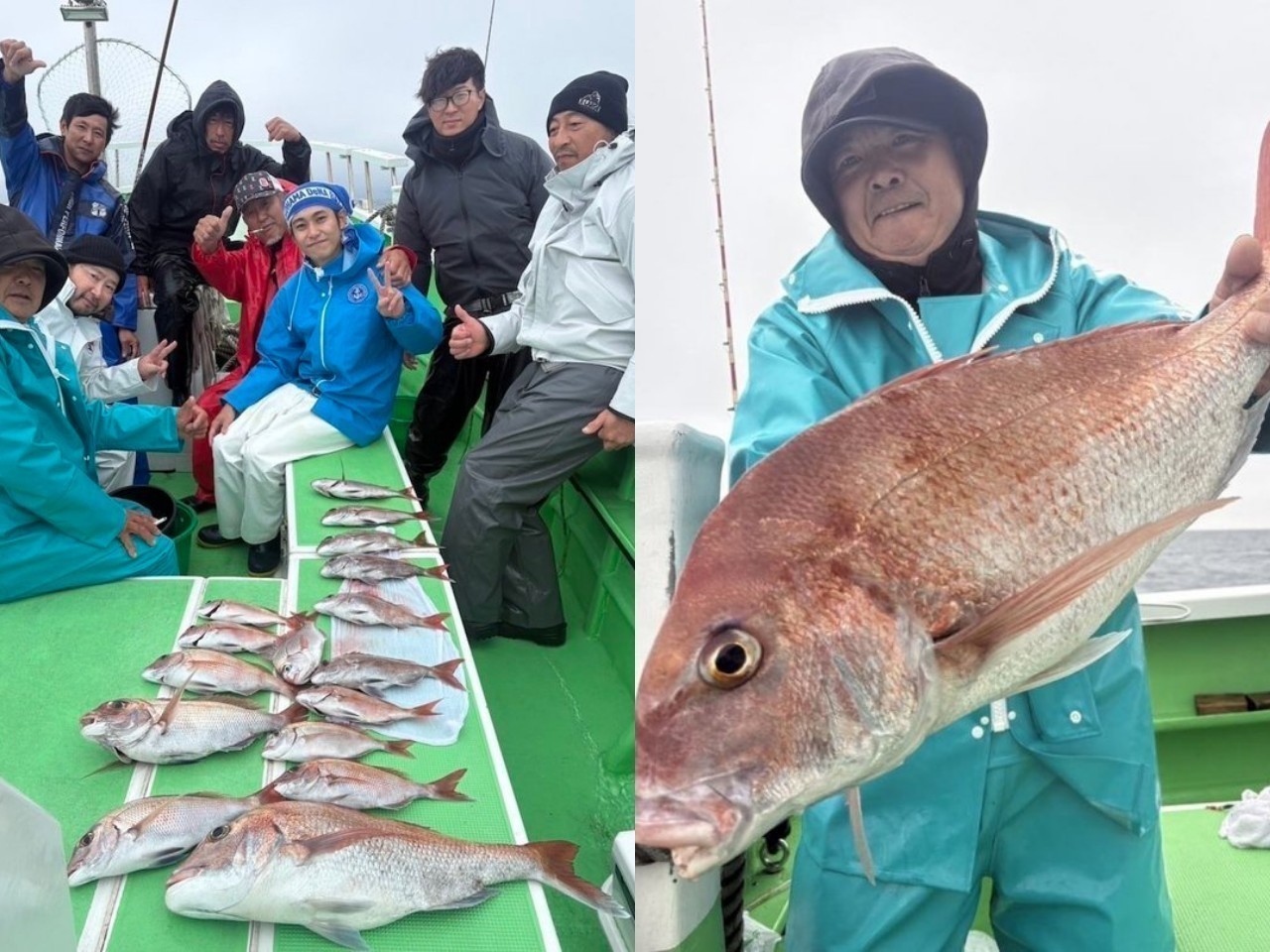【釣果速報】神奈川県あまさけや丸でマダイ上がる！カワハギ・シイラ・イサキなどゲストも多種多様！充実の釣行をお約束します！