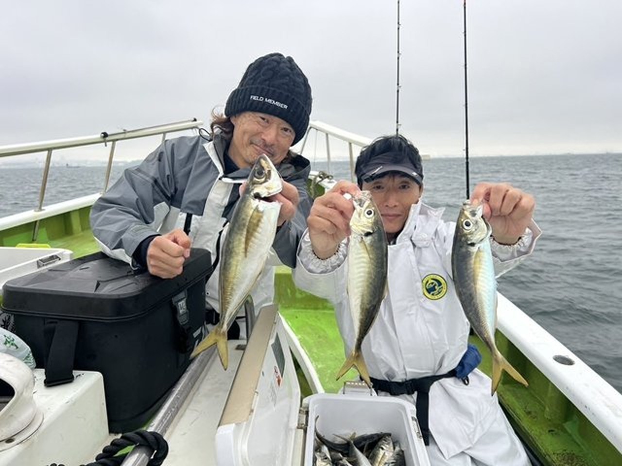 【釣果速報】神奈川県政信丸でアジトップ100匹！記録更新が狙える今はサイズも良型でとってもおトク！