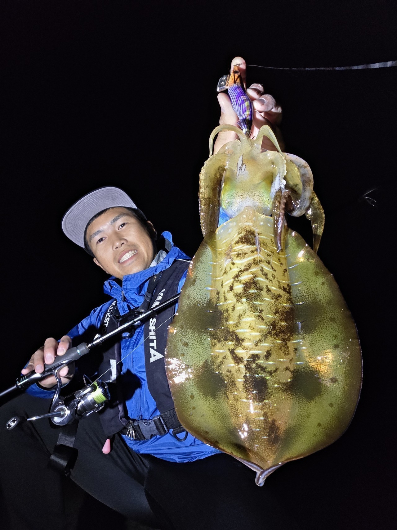 シルエットアピールが可能な紫ボディ搭載のエギ王K TRカラーのオレンジパープル