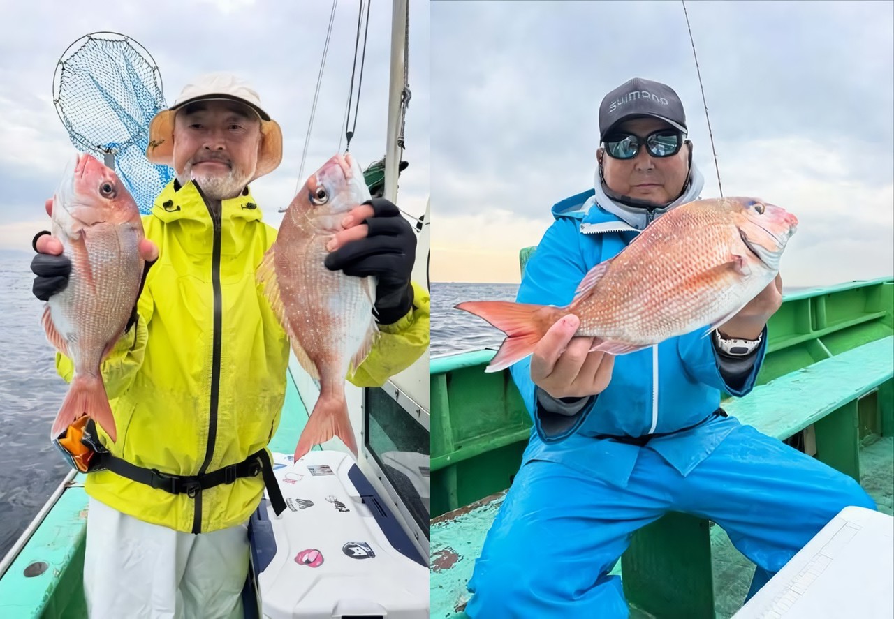 【釣果速報】神奈川県網屋丸の釣行でマダイ・アジ・ヒラソーダなど人気魚種集結！！数も型も大満足で釣り客全員テンションMAX！