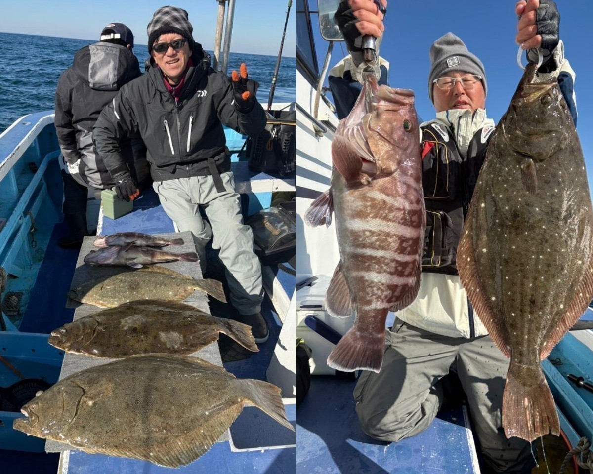 【釣果速報】ヒラメ・マハタ・カサゴが短時間でどんどん釣れる！千葉県第三松栄丸で人気魚種天国へGO！