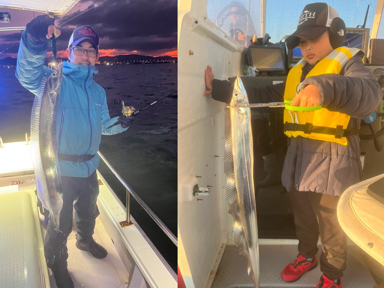 【釣果速報】福岡県WANDで100cmのメータータチウオ釣れる！巨大肉厚タチウオを狙いたいならすぐ乗船してください！