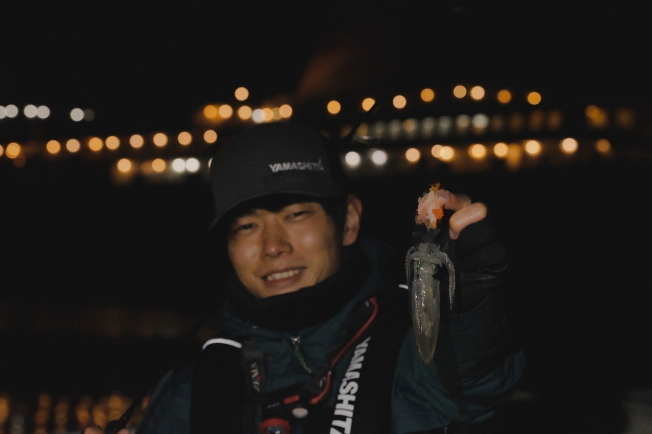 繊細なアタリを取ってキャッチ