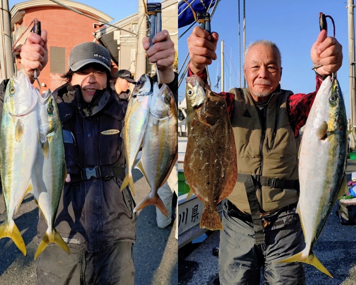 【釣果速報】神奈川県愛正丸の釣行でワラサ・イナダ・ヒラメなど人気魚種集結！反応山盛りで爆釣期待大！