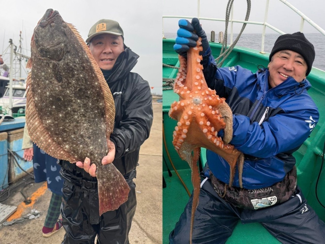【釣果速報】茨城県長岡丸で3.00kgのヒラメがヒット！4.30kgのマダコも！釣れてる今、行くしかないっしょ！