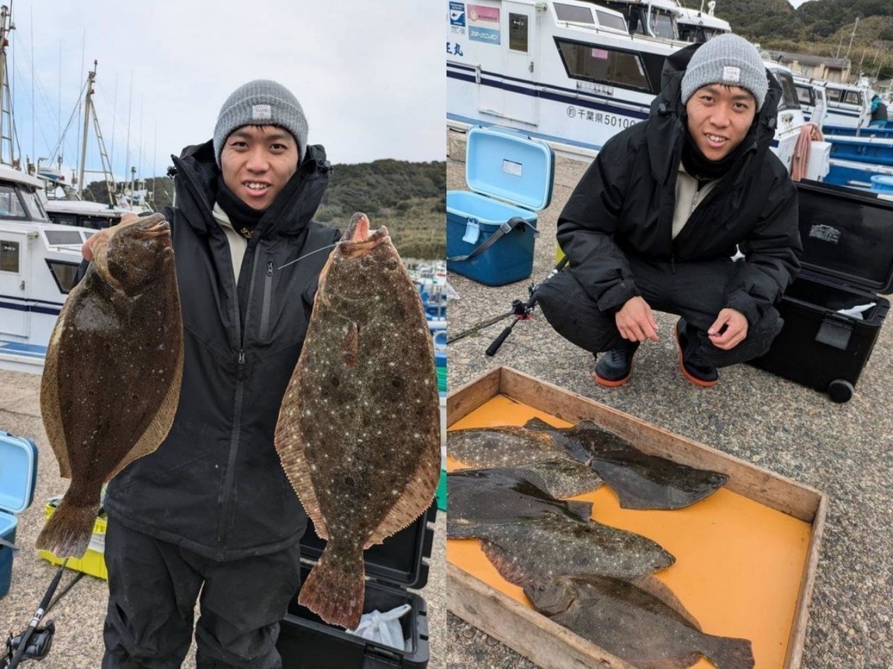 【釣果速報】千葉県隆正丸でヒラメ・カサゴGET！ヒラメのアタリを思う存分感じよう！