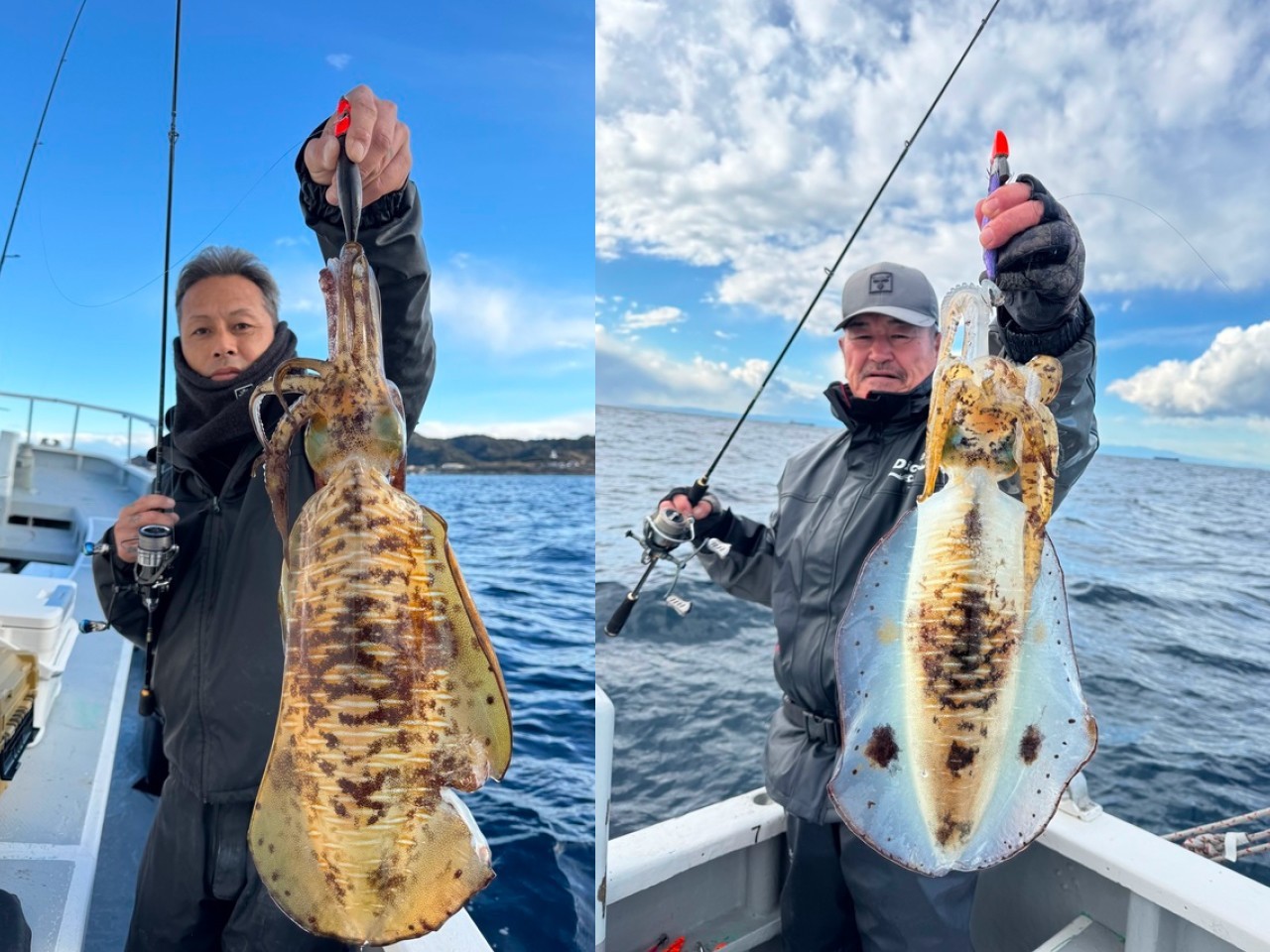 【釣果速報】激旨サイズのアオリイカを全員ゲット！千葉県赤沼丸で五感が大満足する釣行に繰り出そう！