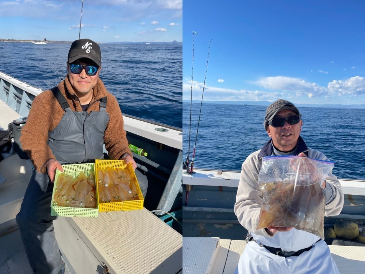【釣果速報】神奈川県佐円丸でマルイカ釣行が好調!竿頭は25匹ゲット!冬の絶品マルイカを自分の手で釣り上げてみませんか?