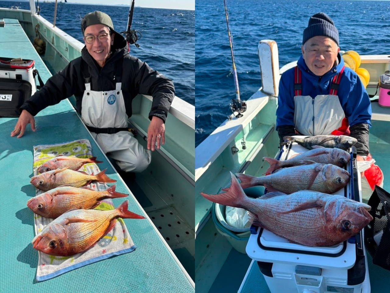 【釣果速報】神奈川県伝五郎丸で誰もがうらやむ2.20kgマダイをキャッチ！イナダ・クロダイも好釣！あなたも乗船してマダイ三昧しませんか？