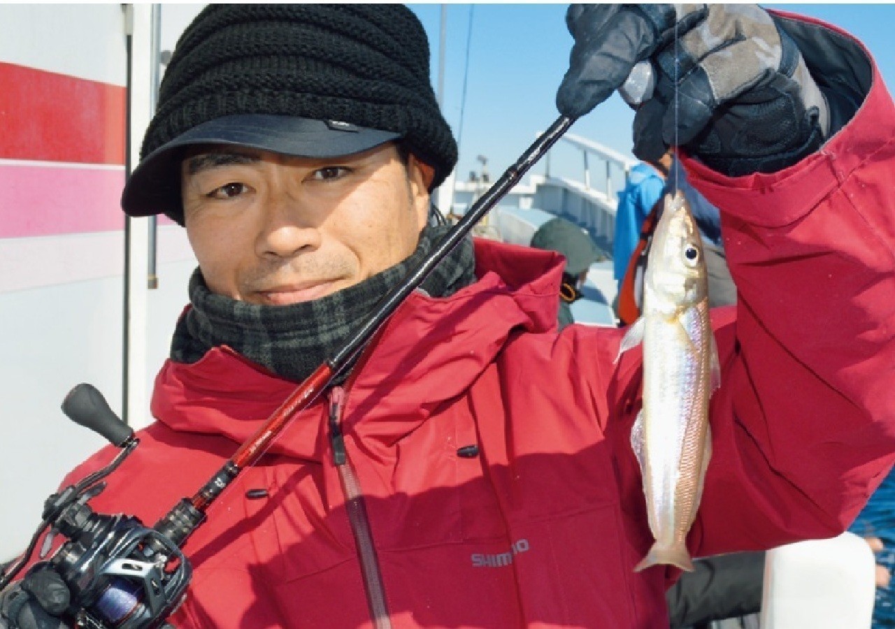 きらめくシロギス　厳寒期でも絶好調続く!