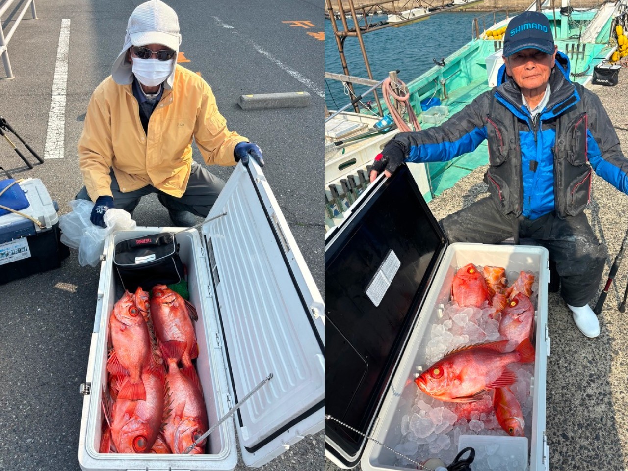 【釣果速報】良型ボッコが続々ヒット！キロオーバーのチカメキントキも！？根魚でクーラーをいっぱいにしたい方は福岡県成幸丸へ急げ～！