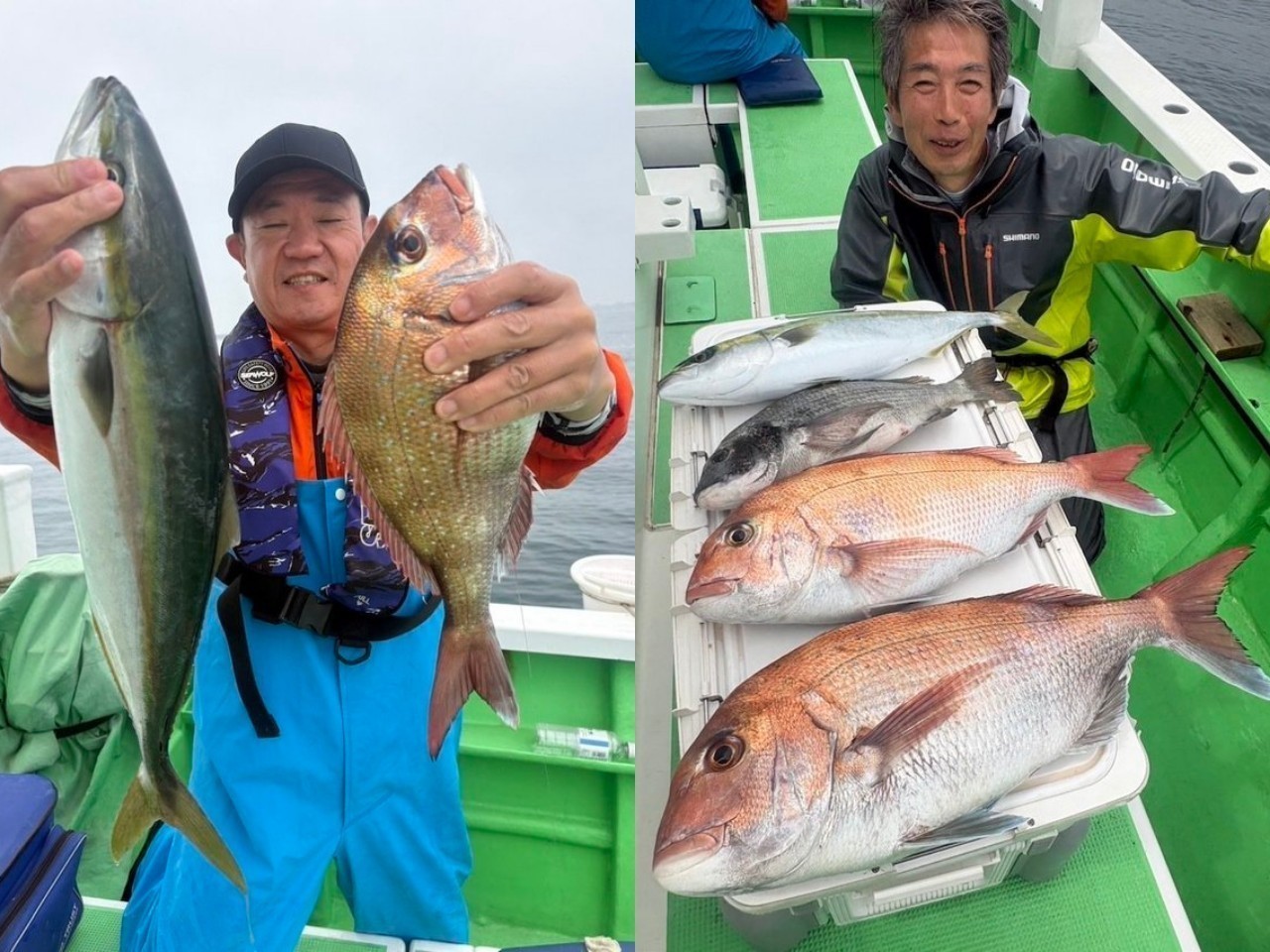 【釣果速報】神奈川県あまさけや丸でマダイ・クロダイ・イナダ人気魚種続々ゲット！いろいろな魚との出会いを楽しみたい人は即予約を！