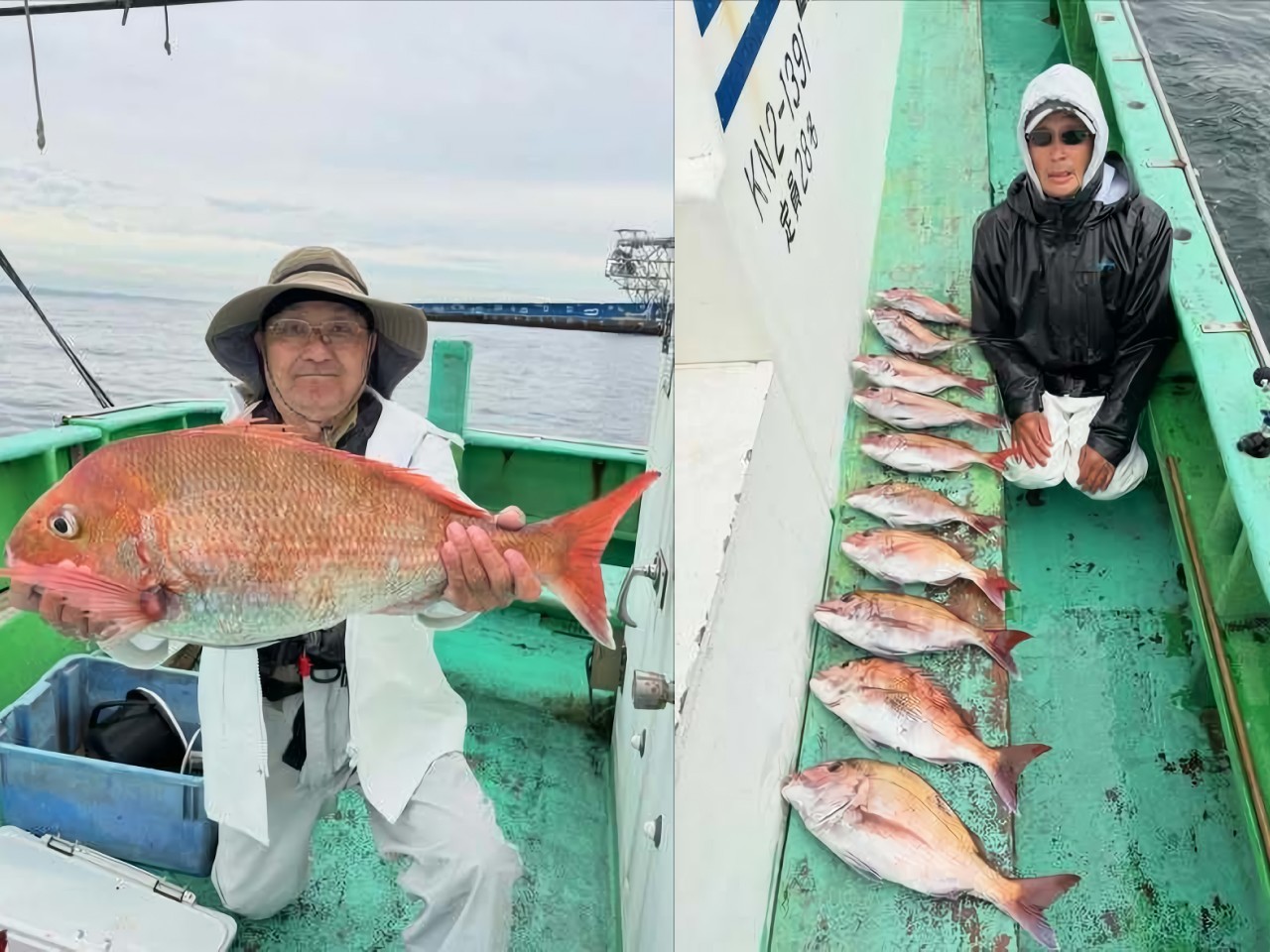 【釣果速報】神奈川県網屋丸で3.70kgの大マダイ釣れる！ゲストにクロダイ・ハナダイもキャッチ！順調にサイズアップしているターゲットをキャッチしに行こう！