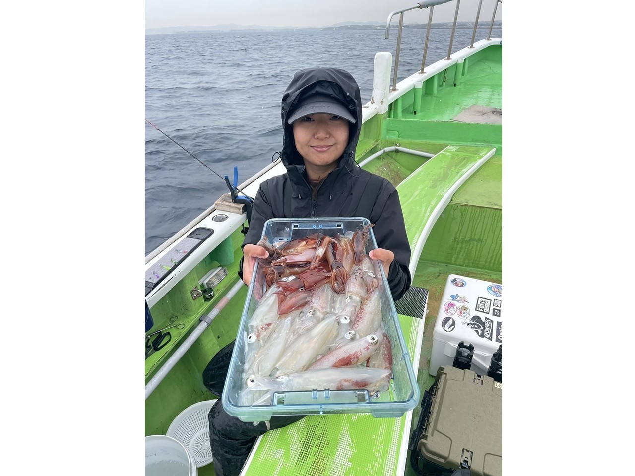 【釣果速報】神奈川県たいぞう丸でマルイカ釣り好調！連発で大興奮！ゴールデンウィークはマルイカ釣りで決まり！