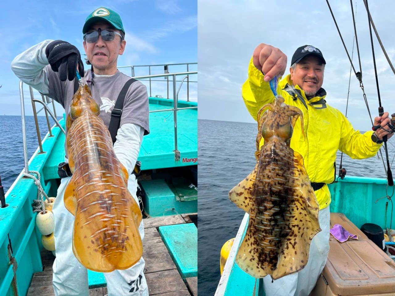 【釣果速報】神奈川県哲夫丸で迫力の2.50kgアオリイカ上がる！このビッグウェーブ、乗るっきゃない！