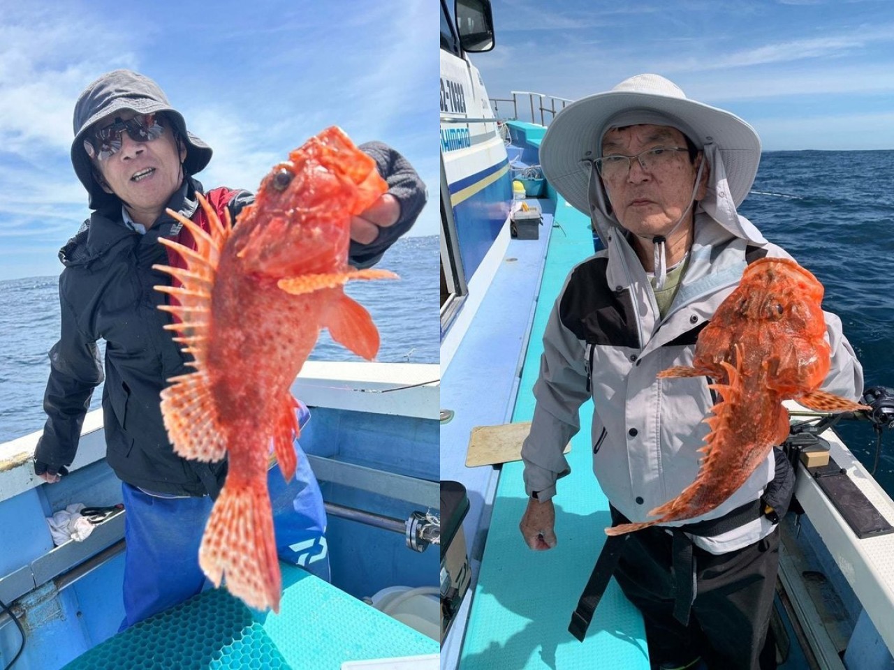 【釣果速報】千葉県松栄丸で大型オニカサゴ爆裂ヒットでお客さんニッコリ！船釣りデビューするならココに決まり！