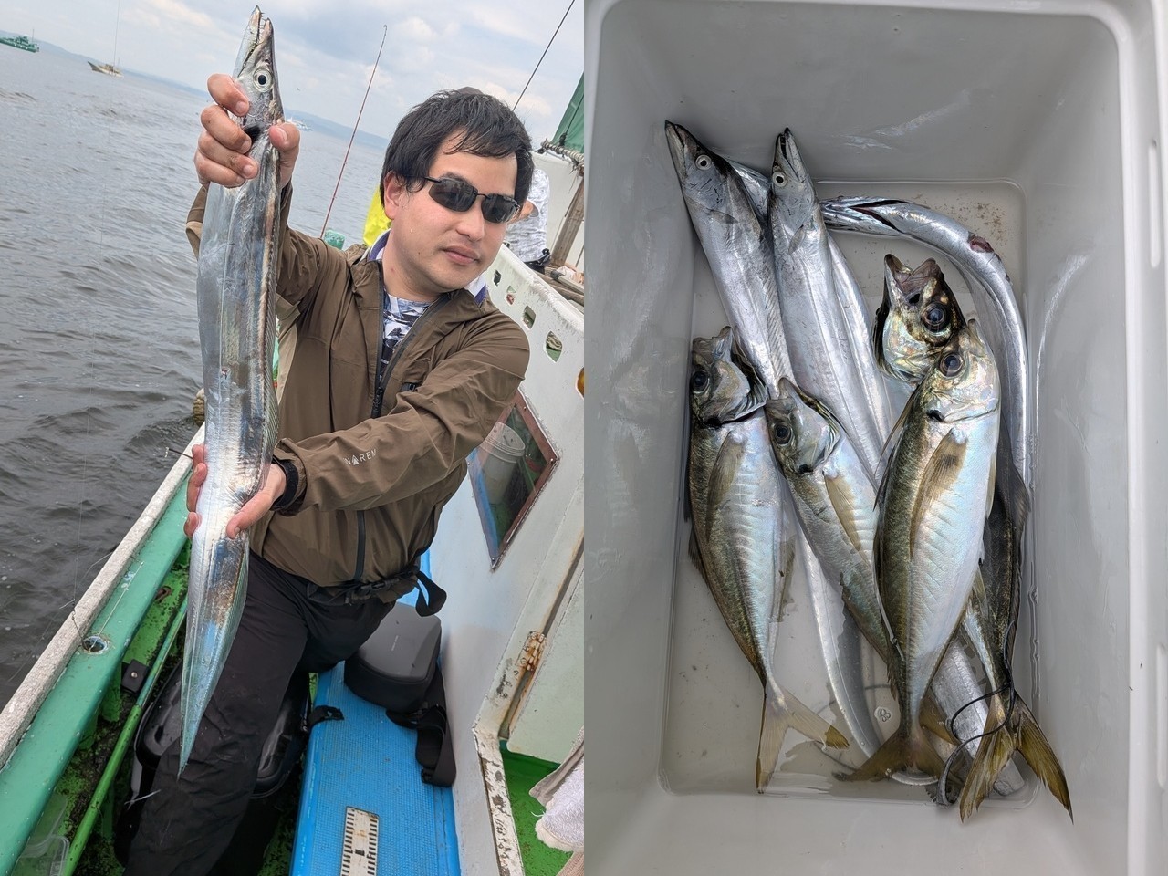 【釣果速報】千葉県フィッシュオン大勝でアジGET！最大38cm！今ならタチウオも釣れます！