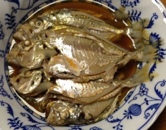 煮魚　ヒイラギ　写真
