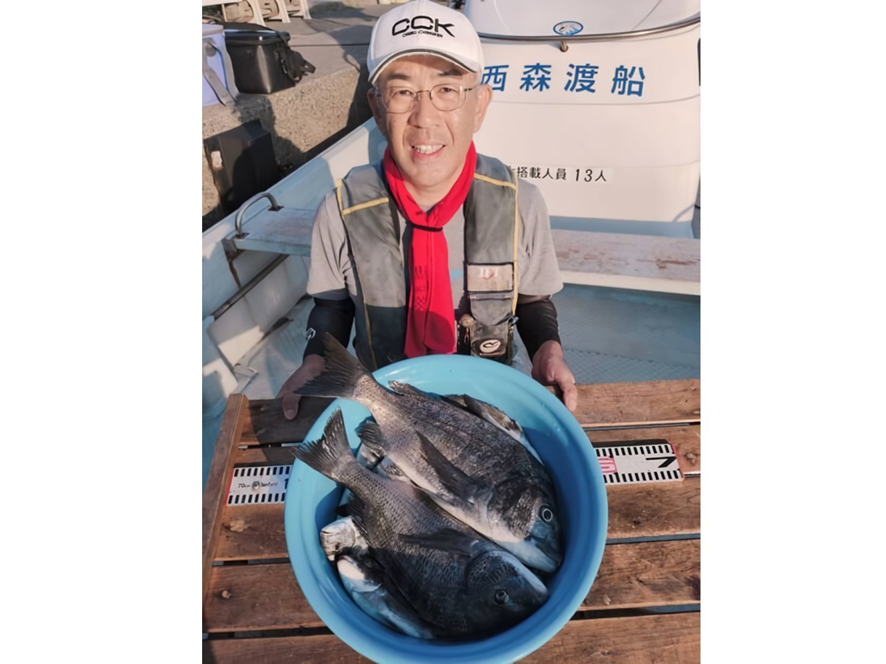 【釣果速報】47cmのチヌ獲ったどー！福井県西森渡船でクーラー超えの大物を手に入れよう！