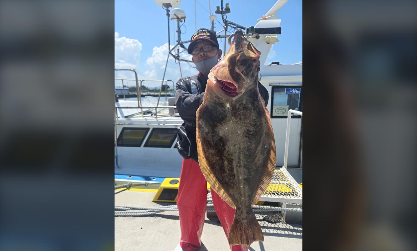 豊漁丸のヒラメ釣果 相馬沖の大型ヒラメ